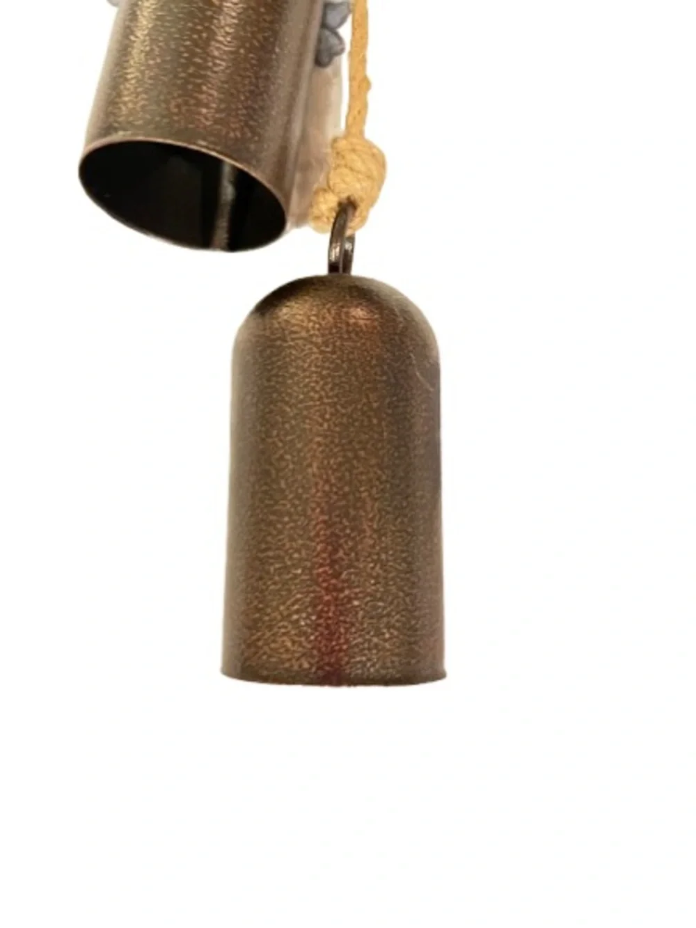 🆕- Christmas Rustic Metal Bell Trio with Pinecone & Greenery Hanger